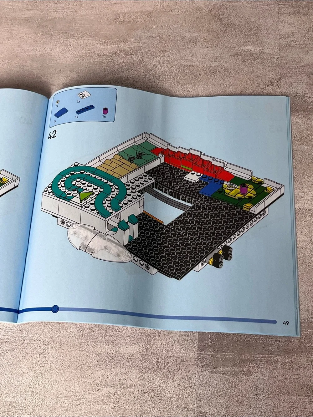 Lego box seal organized